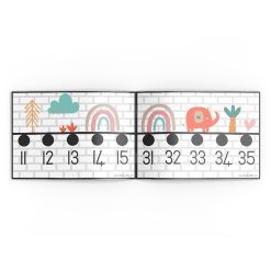 Alternative view of Number line 1-50 - Elephant