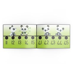 Alternative view of Number line 1-50 - Panda