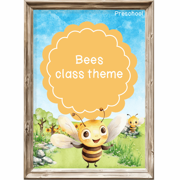 In the garden: Bees Class theme - Preschool
