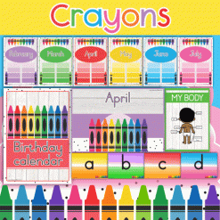 Alternative view of Crayons Class theme – Preschool