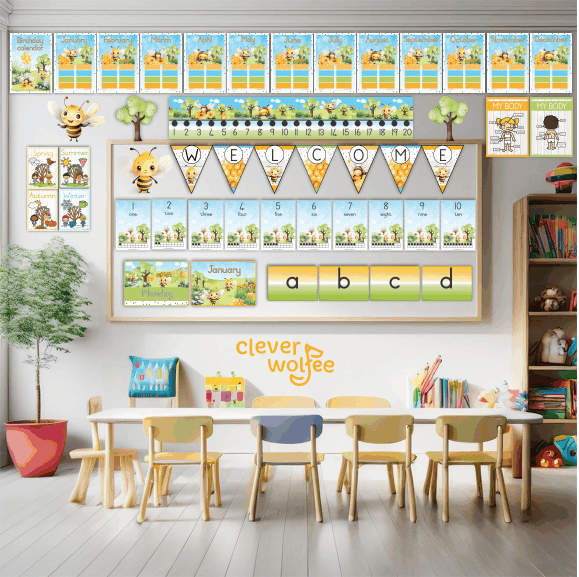 In the garden: Bees Class theme - Preschool - Image 2