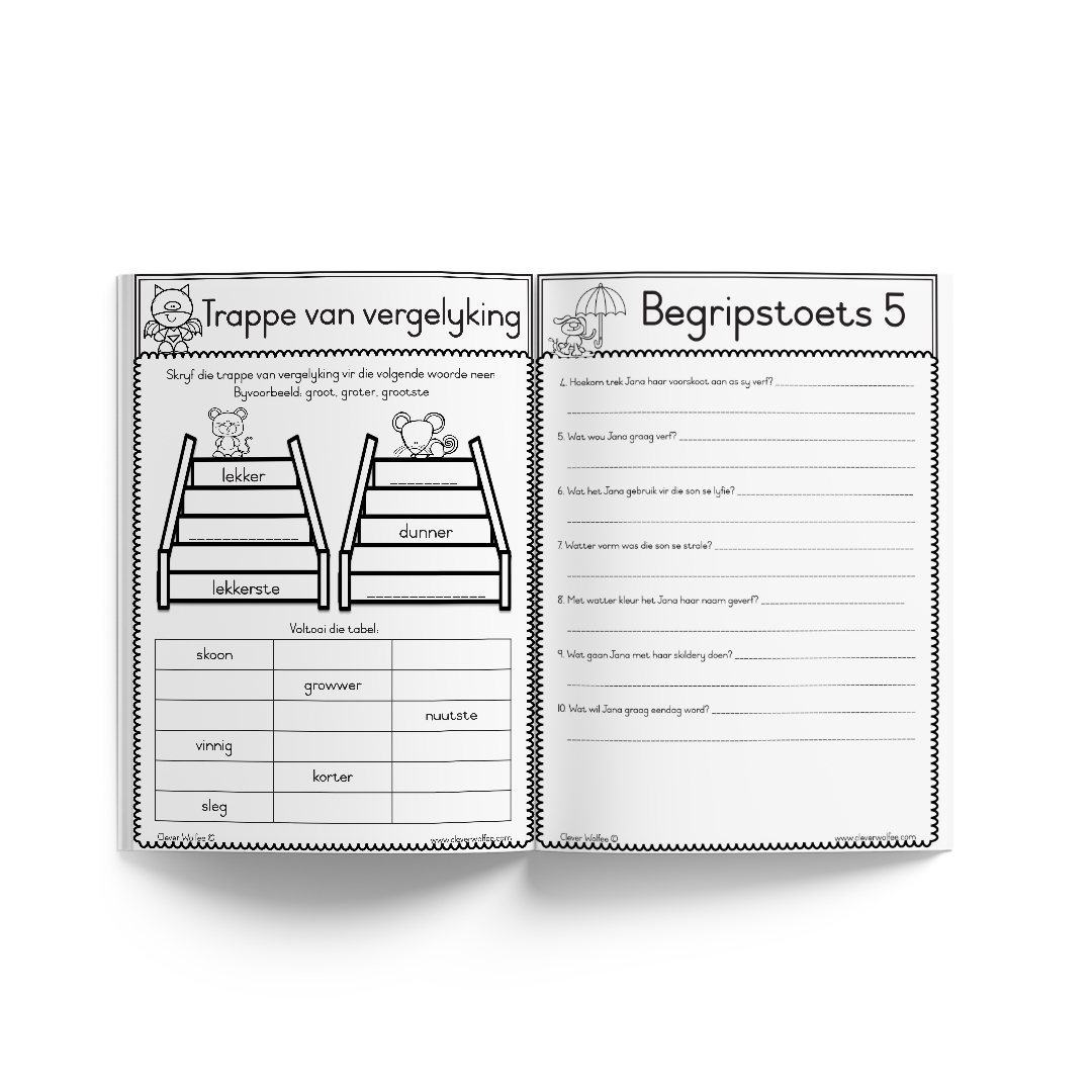 Gr. 1, 2 en 3 Ondersteuning boekies - Taal pakket - Image 14