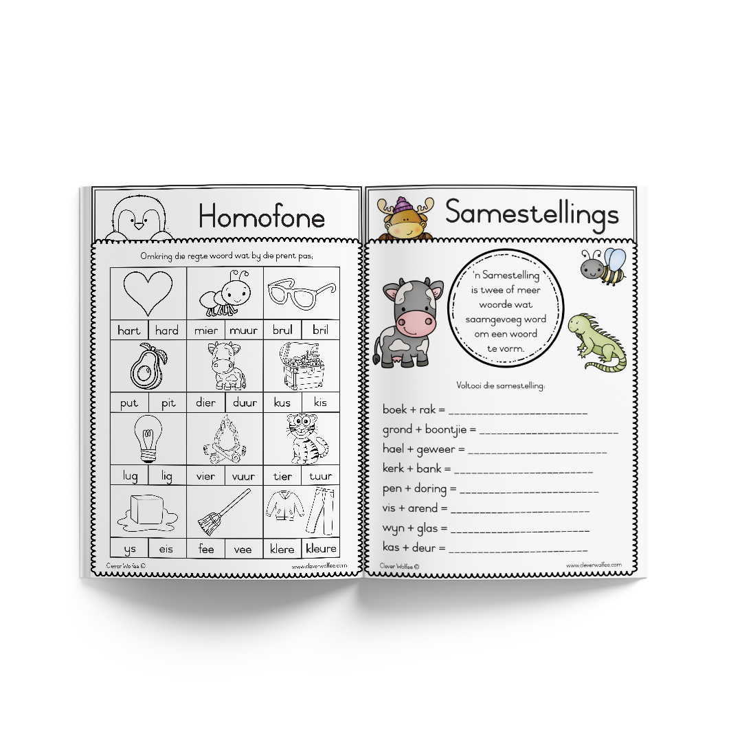 Gr. 1, 2 en 3 Ondersteuning boekies - Taal pakket - Image 20