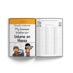 Alternative view of Graad 4 Wiskunde Basiese boekie 4 - Volume en Massa