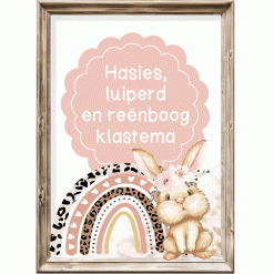 Klastema - hasies, luiperd en reënboog