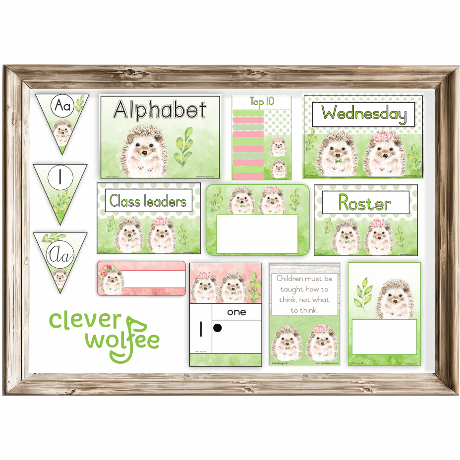 Class theme - hedgehogs - Image 2