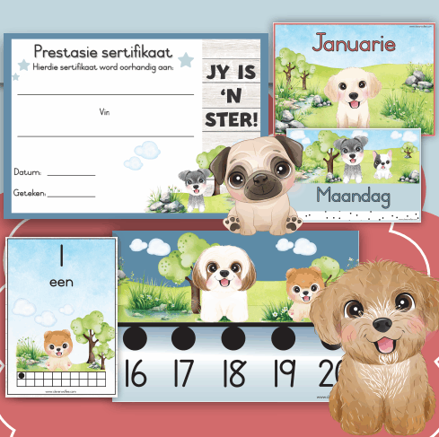 In die tuin: Honde Klastema - Kleuterskool - Image 2