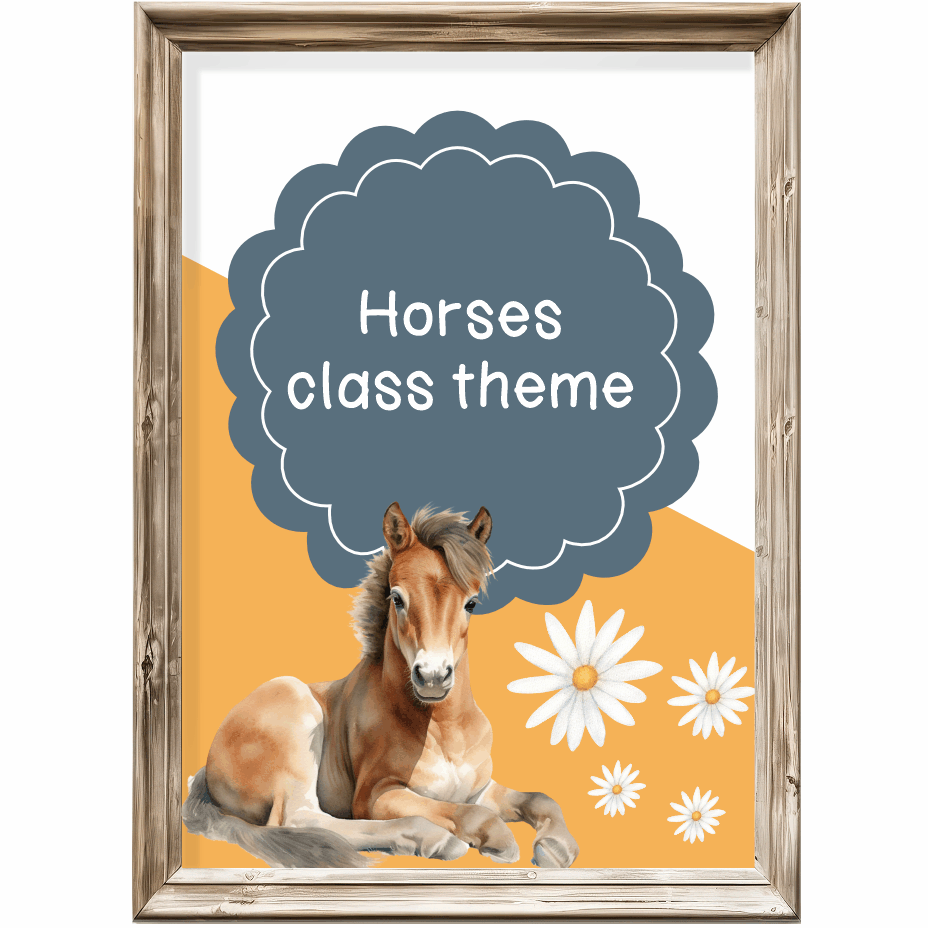 Class theme - horses