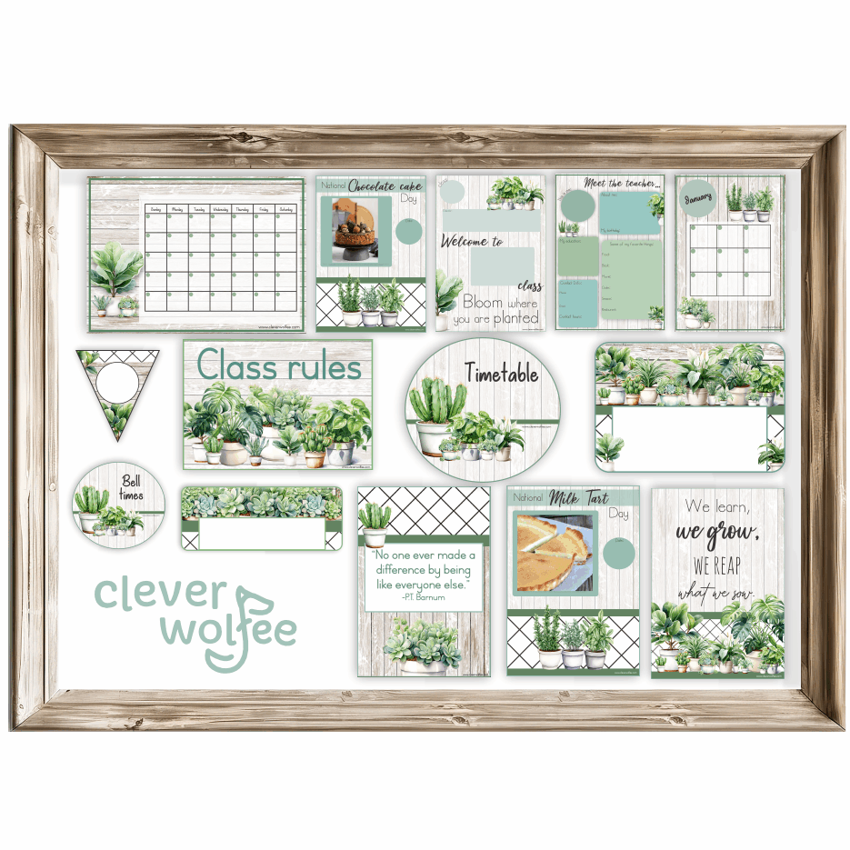 High School Class Theme - House Plants - Image 2
