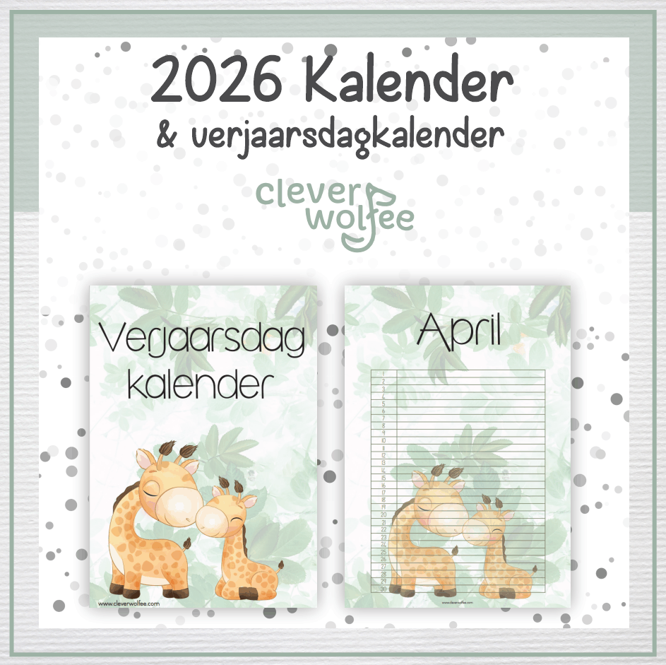 Kameelperd kalender 2026 - Image 2