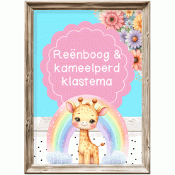 Reënboog en kameelperde Klastema - Kleuterskool