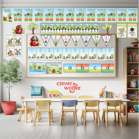 In the garden: Ladybugs Class theme - Preschool - Image 2