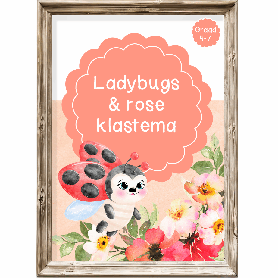 Intermediêre Klastema - Ladybugs en rose