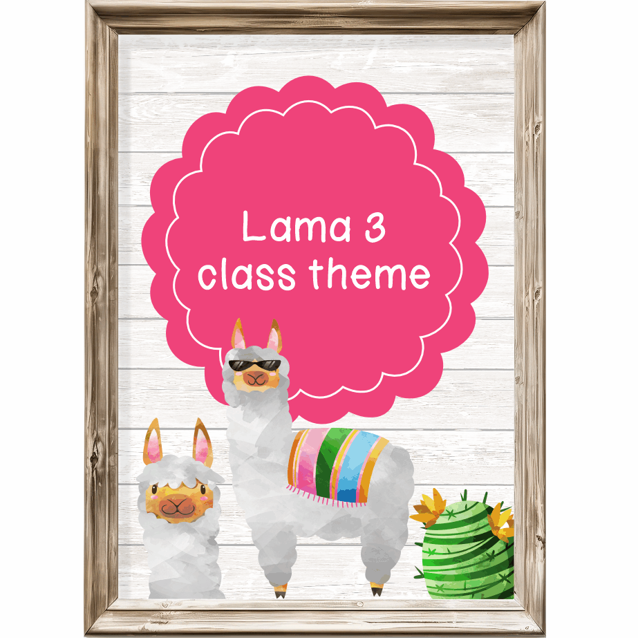 Class theme - lama 3