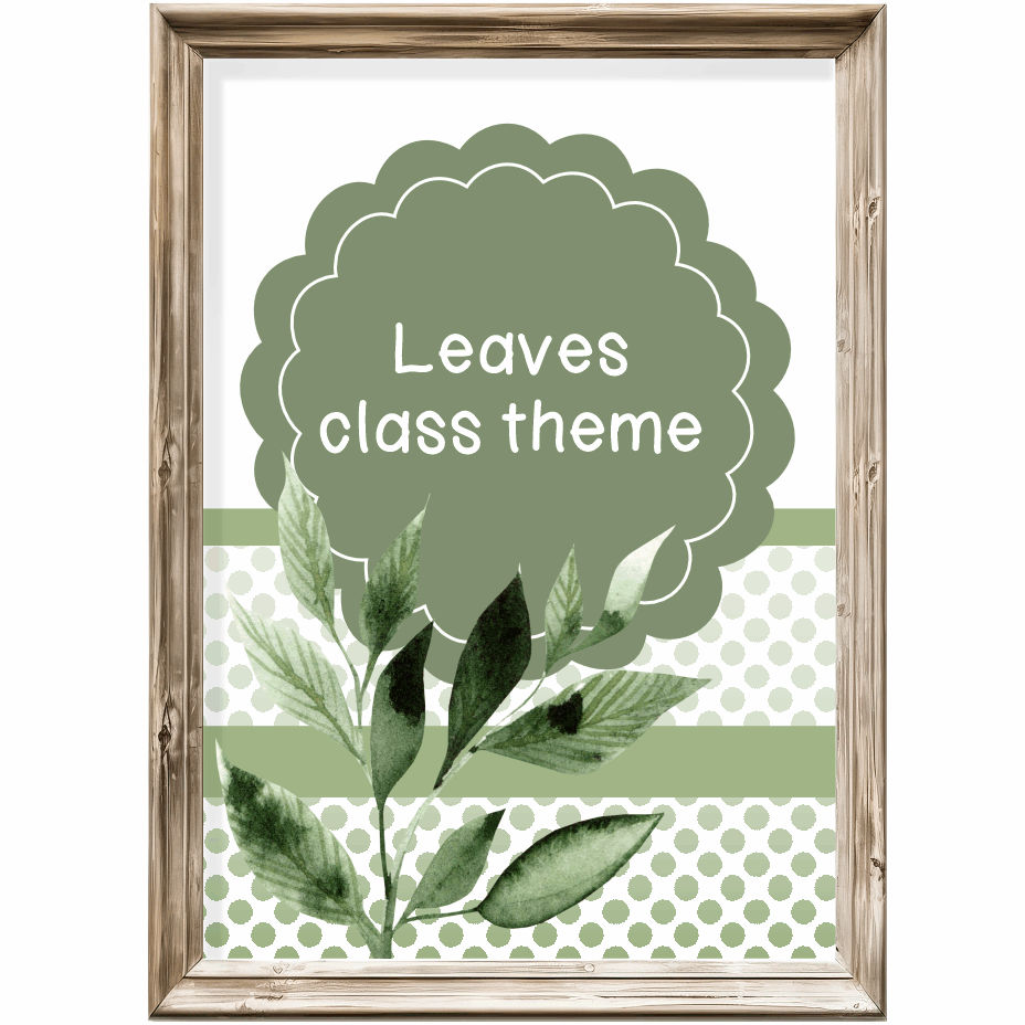Class theme - leaves