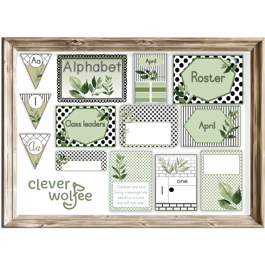 Class theme - leaves - Image 2