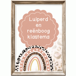 Klastema - luiperd en reënboog