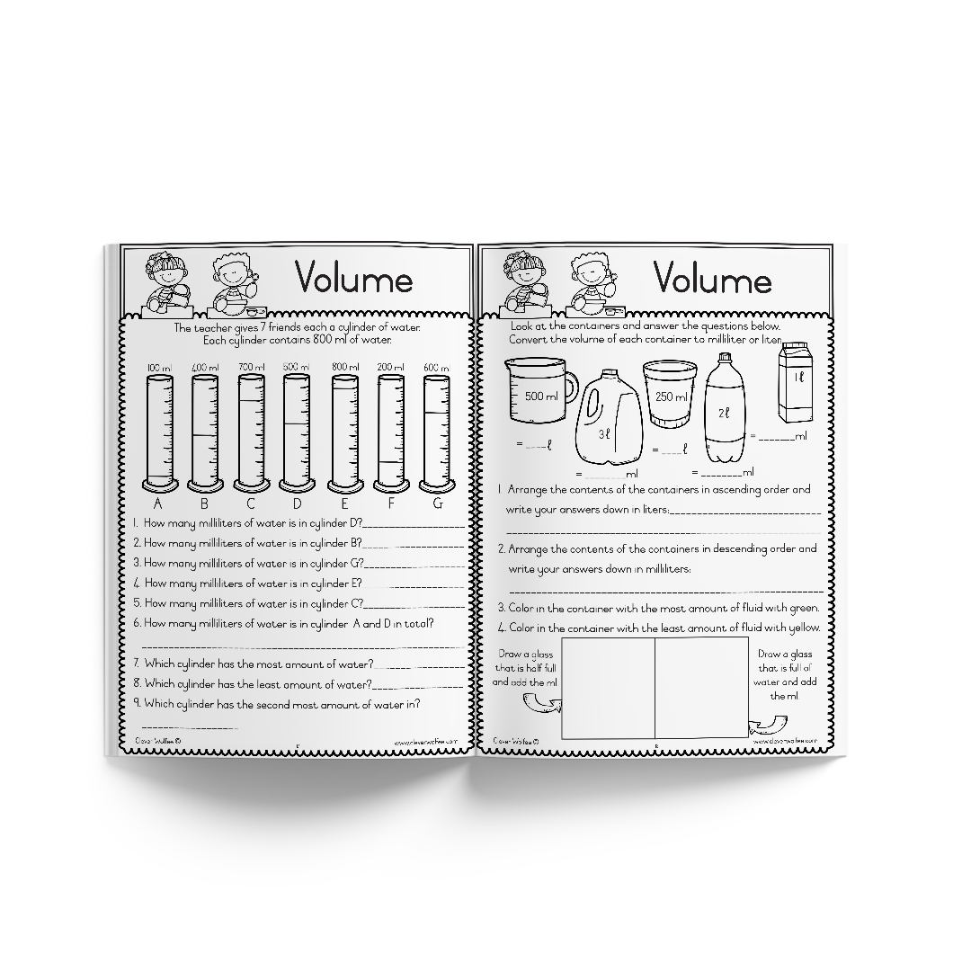 Grade 4 Basic Mathematics Book 4 - Volume and Mass - Image 3