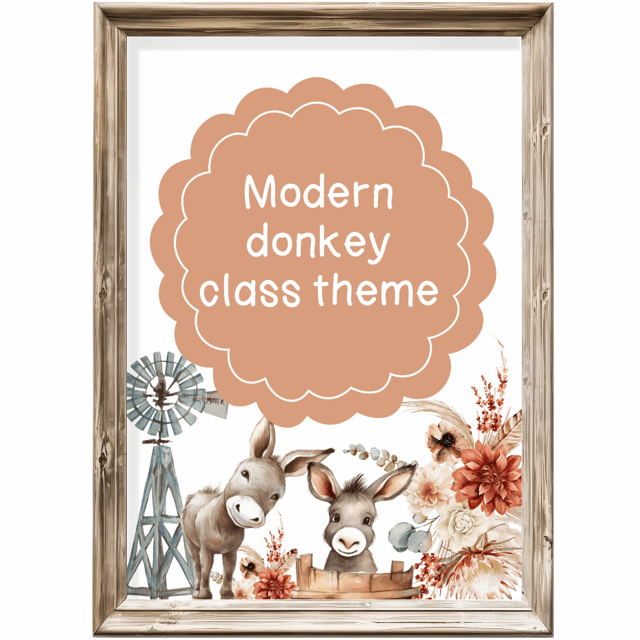 Class theme - modern donkeys