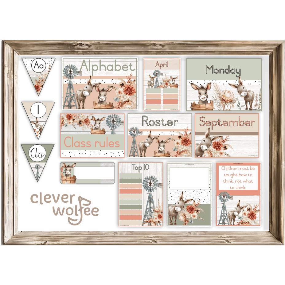 Class theme - modern donkeys - Image 2