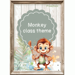 Monkey class theme - Preschool