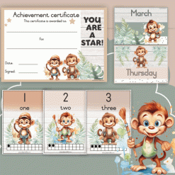Alternative view of Monkey class theme - Preschool