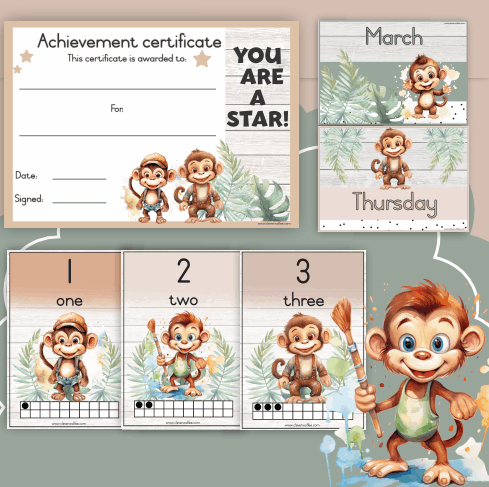 Monkey class theme - Preschool - Image 2