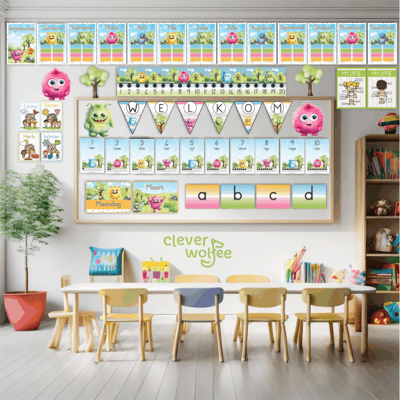 In die tuin: Monsters Klastema - Kleuterskool - Image 2