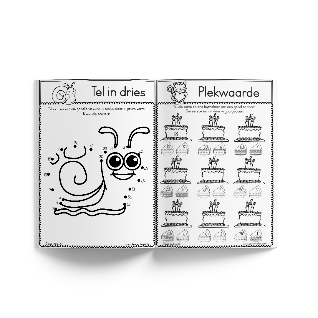 Graad 2 Ondersteuning boekie WISKUNDE - Image 3