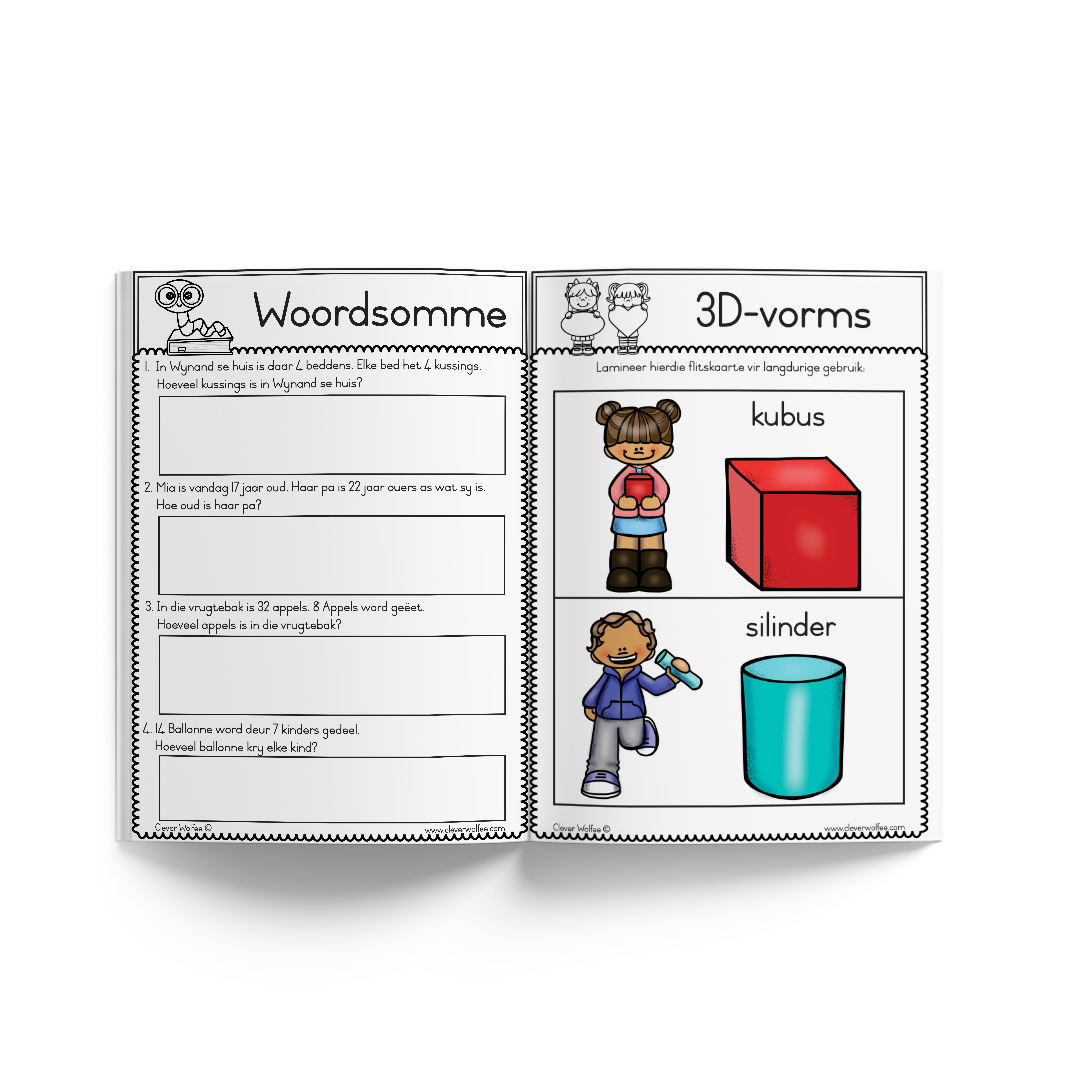 Graad 2 Ondersteuning boekie WISKUNDE - Image 5