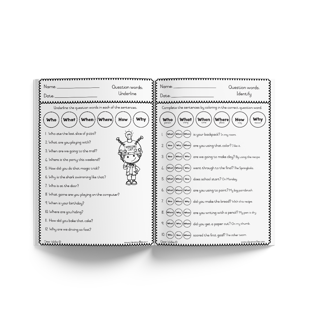 My Question Words Book - Image 3