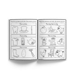 Alternative view of My easy reading and coloring book