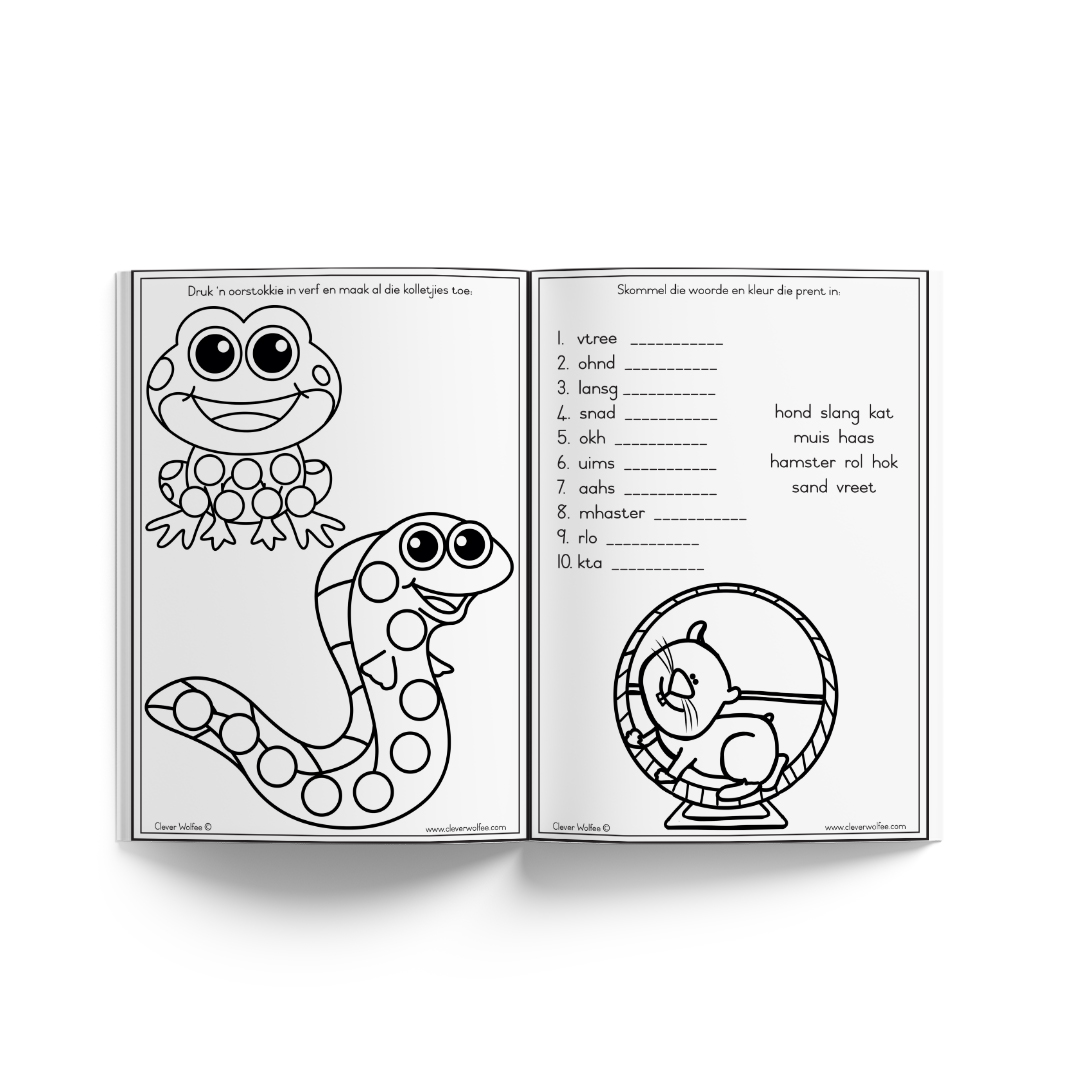 Troeteldiere tema boekie - Image 2