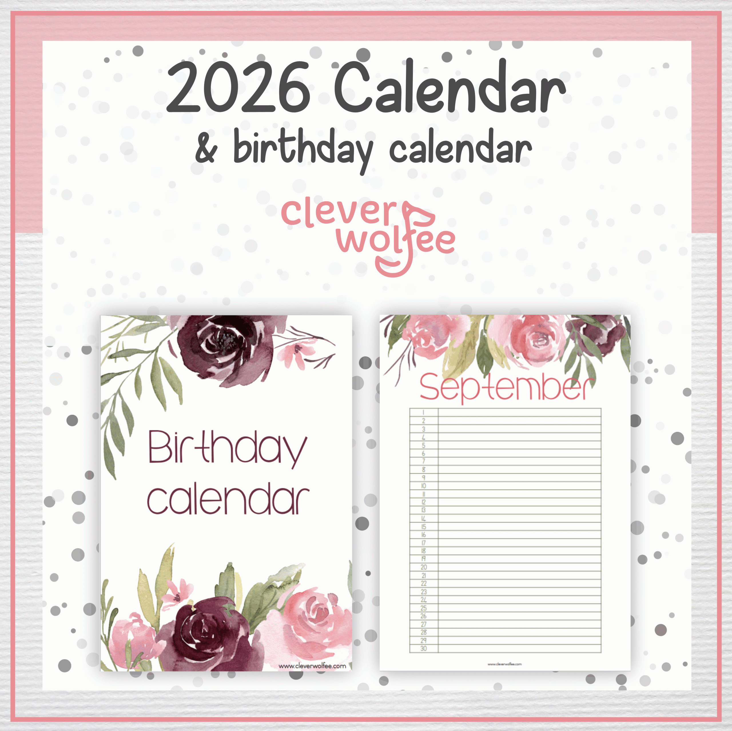 Flowers calendar 2026 - Image 2