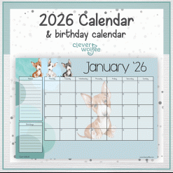 Bull Terriers calendar 2026