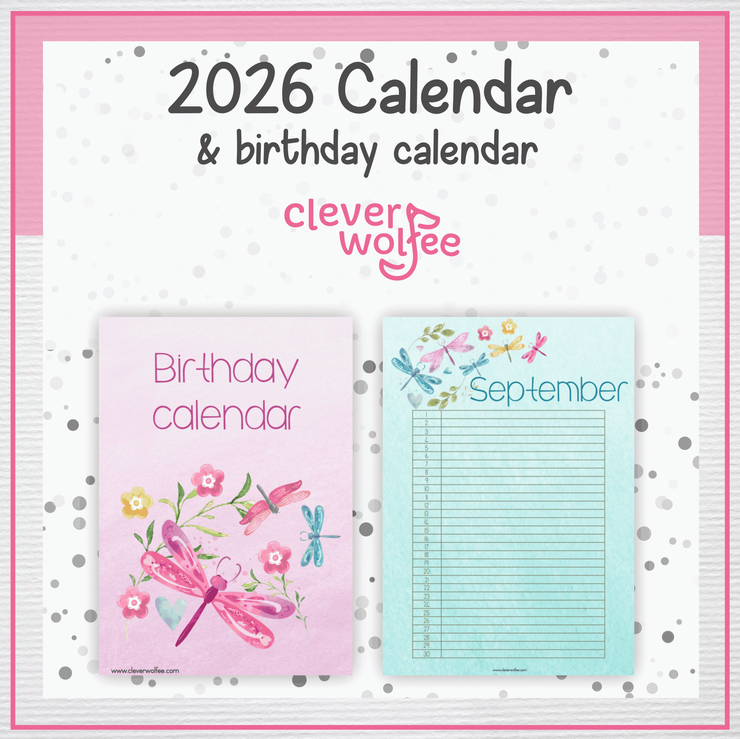 Dragonfly calendar 2026 - Image 2