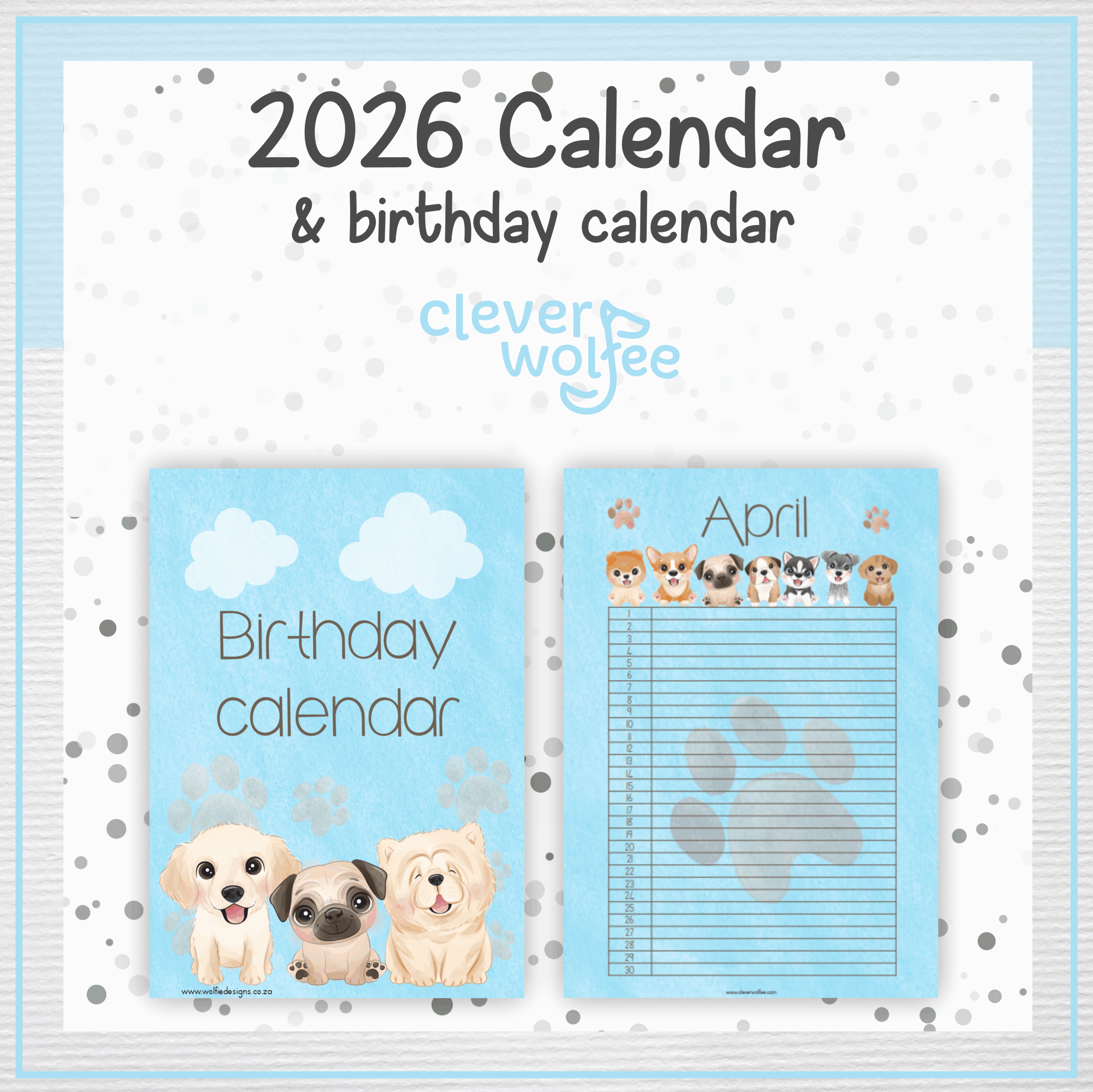 Dogs calendar 2026 - Image 2
