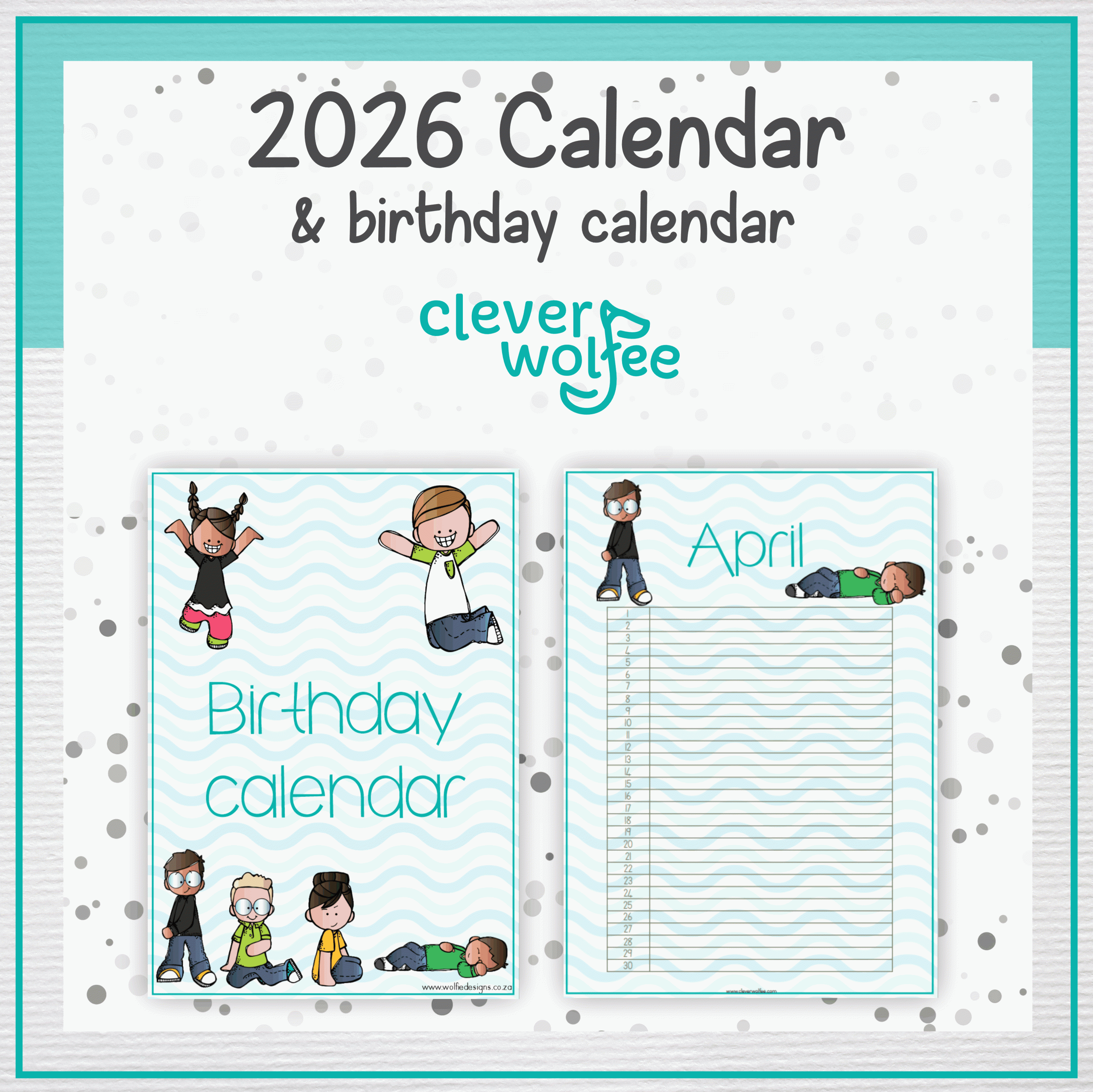 Kids calendar 2026 - Image 2