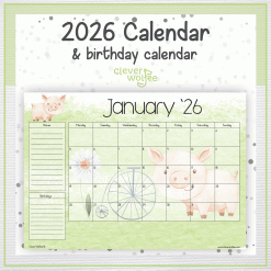 Pig calendar 2026