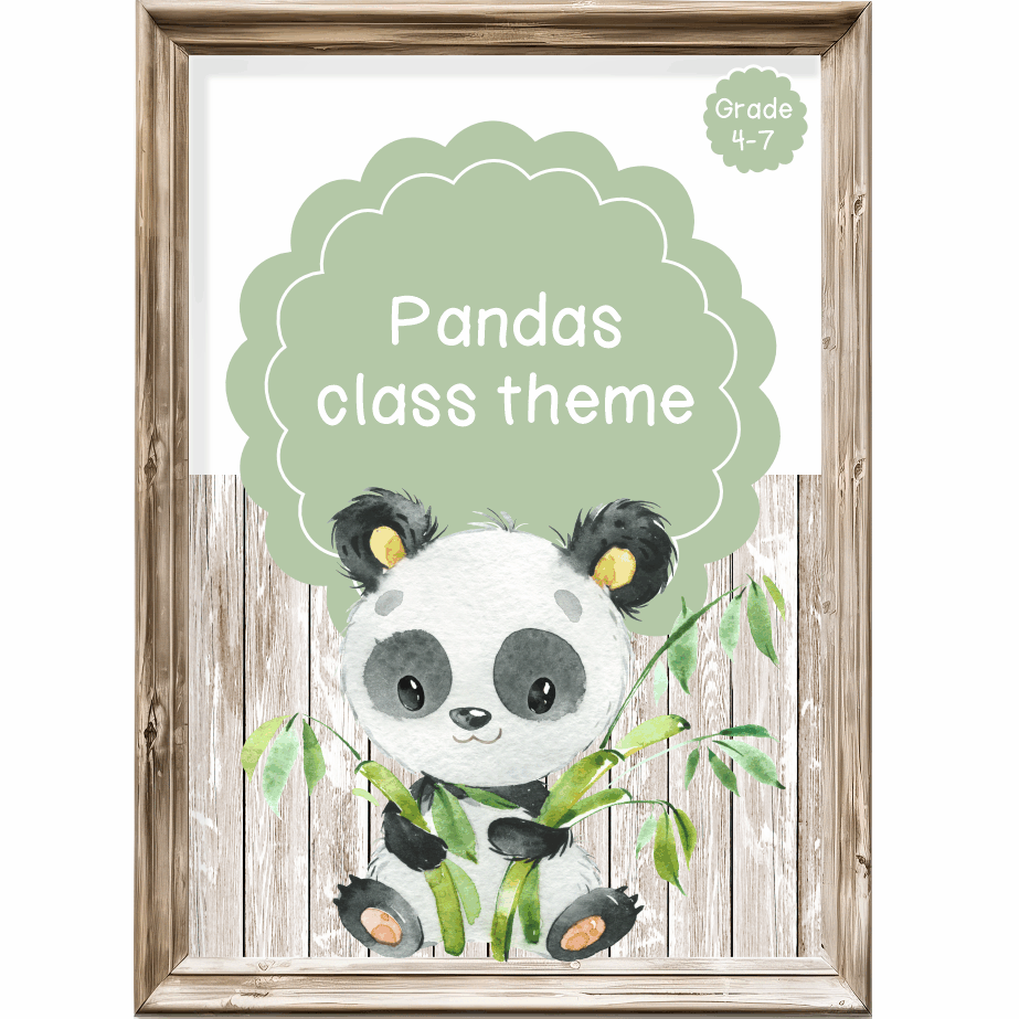 Intermediate Class Theme - Panda