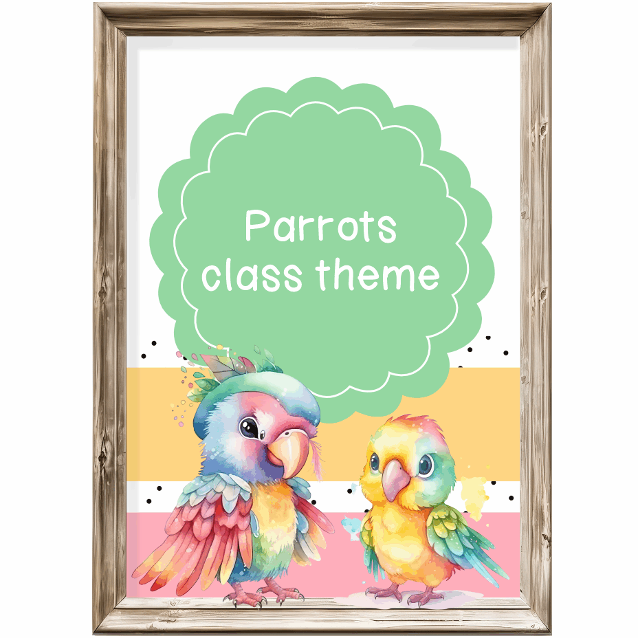 Class theme - Parrots