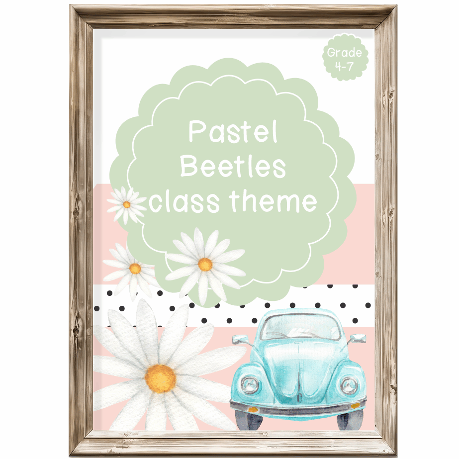 Intermediate Class Theme - Pastel Beetles
