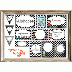 Alternative view of Class theme - black and white patterns