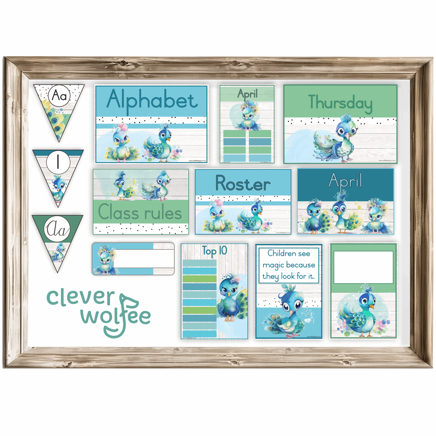 Class theme - Peacock - Image 2