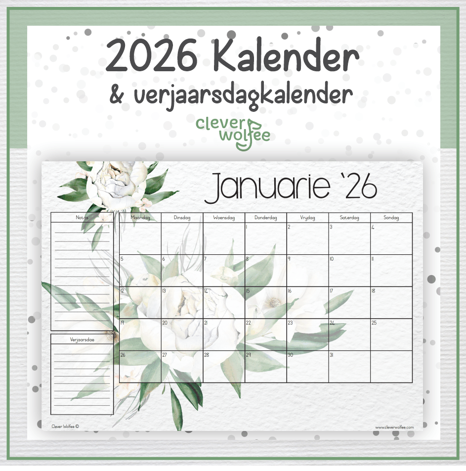 Peonies kalender 2026