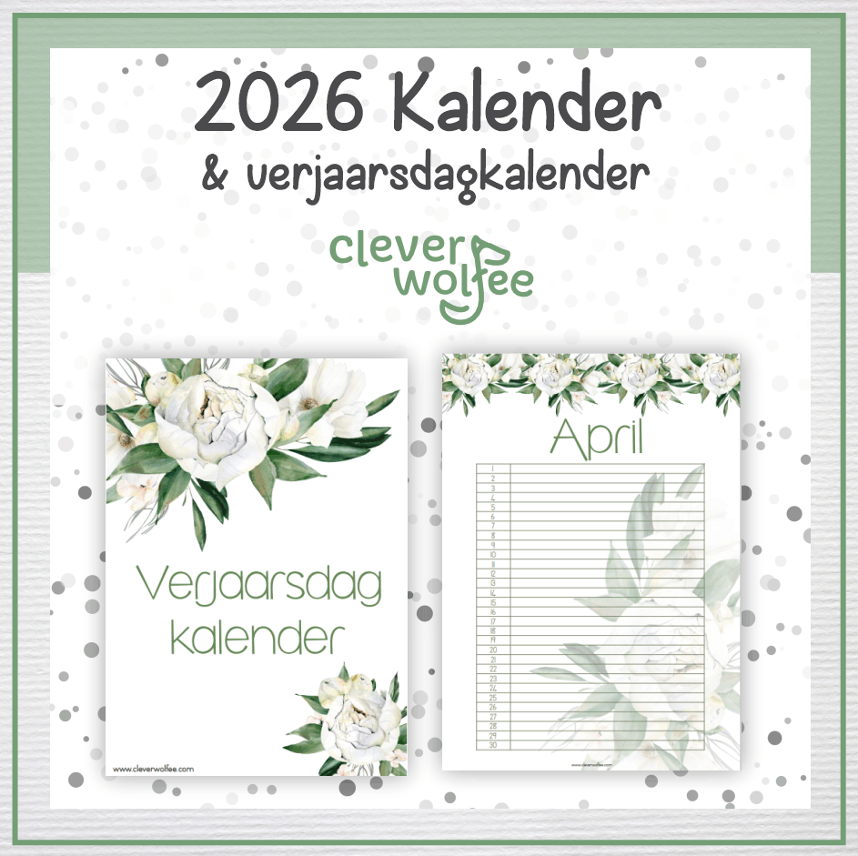 Peonies kalender 2026 - Image 2