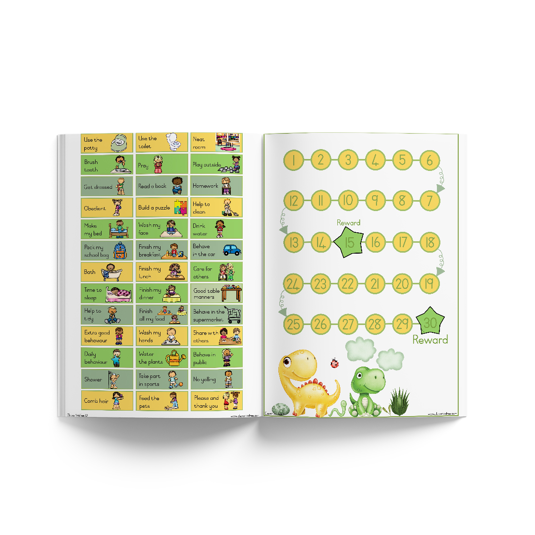 Reward chart for boys - dinosaurs - Image 3