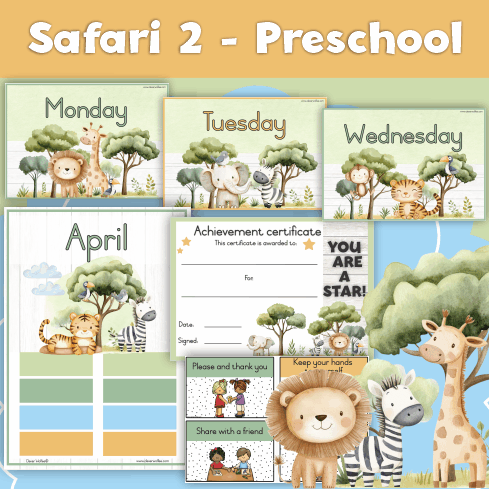 Safari 2 class theme - Preschool - Image 2