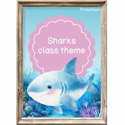 Under the sea: Sharks Class theme - Preschool
