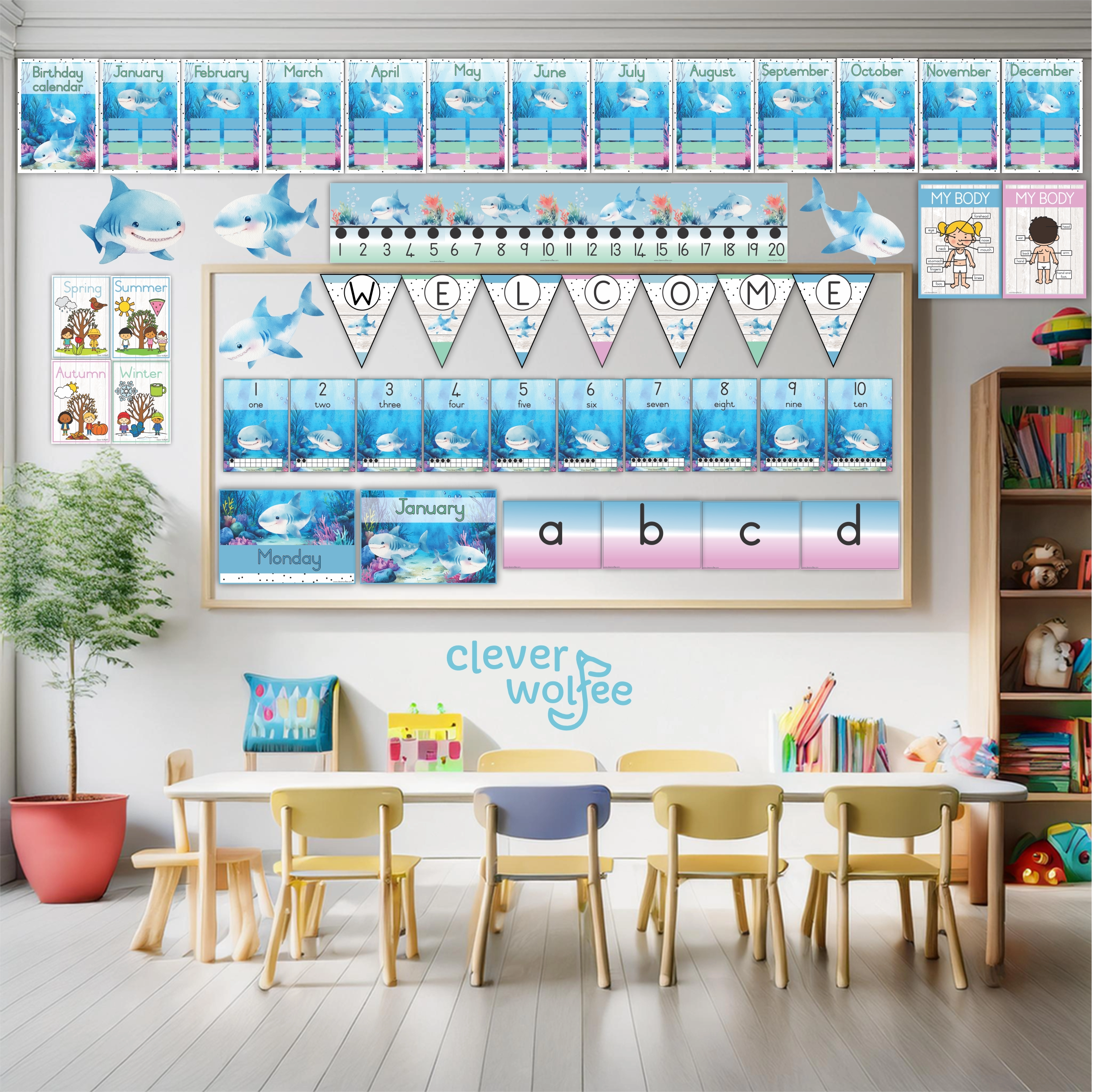 Under the sea: Sharks Class theme - Preschool - Image 2